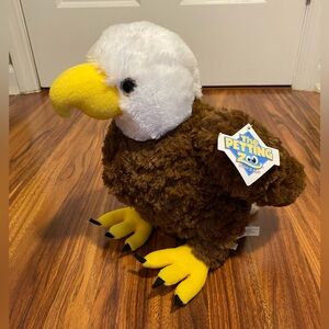 The Petting Zoo Plush Bald Eagle Stuffed Animal - Brown & White